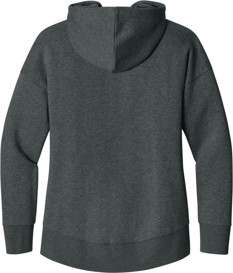 HtdChar District Women's Perfect Weight Fleece Drop Shoulder Full-Zip Hoodie DT1104