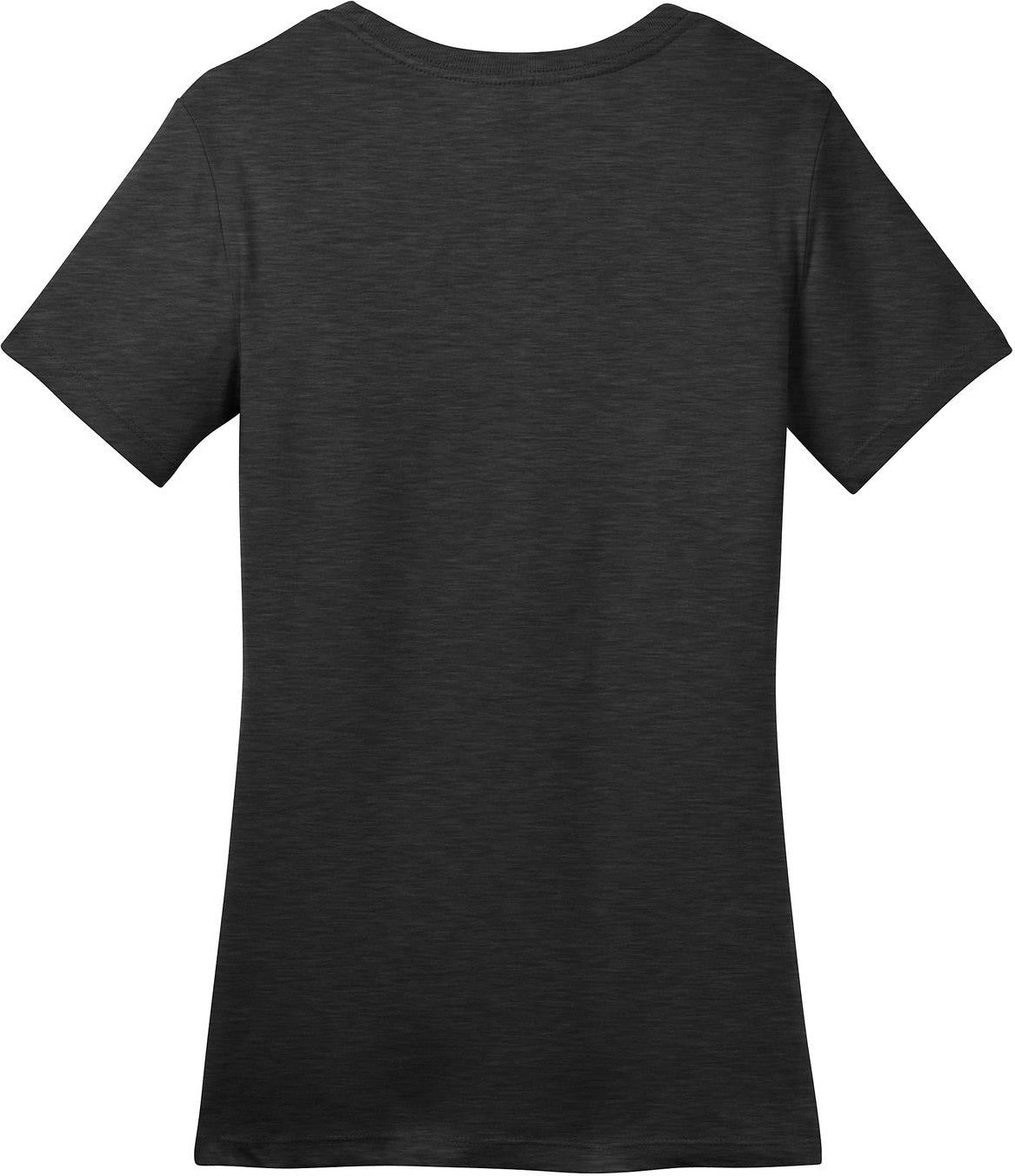 Front View of Hthrd Charcoal District Women's Perfect Weight Tee. DM104L