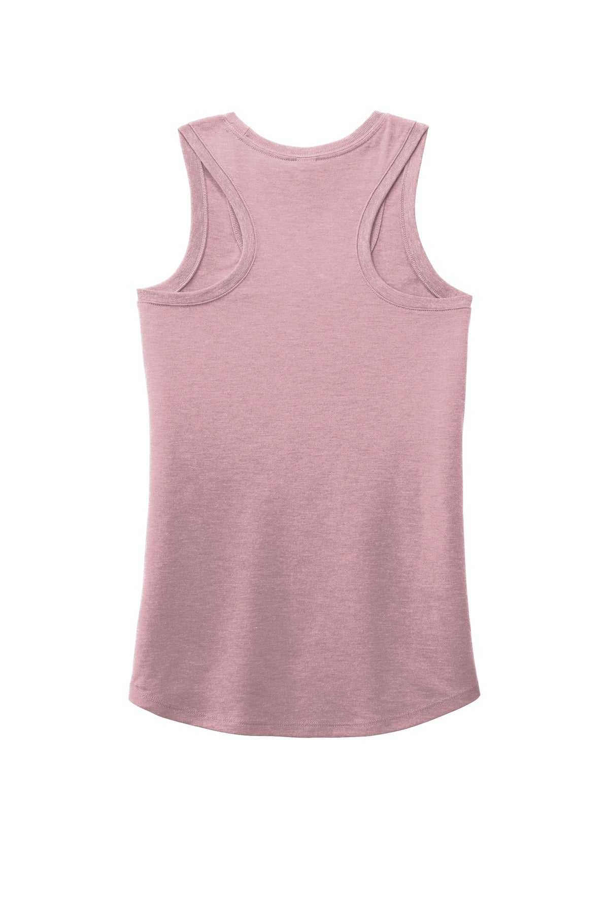 Front View of Hthrd Lavender District Women's Perfect Tri Racerback Tank. DM138L