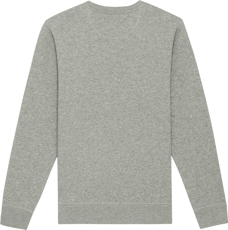 Front View of HthrGrey Stanley/Stella Unisex Roller Crewneck Sweatshirt SXU010