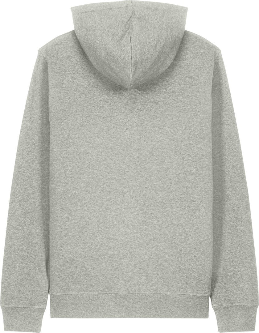 Front View of HthrGrey Stanley/Stella Unisex Sounder Hooded Sweatshirt SXU012