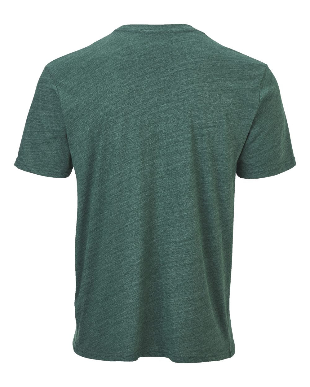 Front View of Hunter Heather Tri-Blend T-Shirt - BM2102