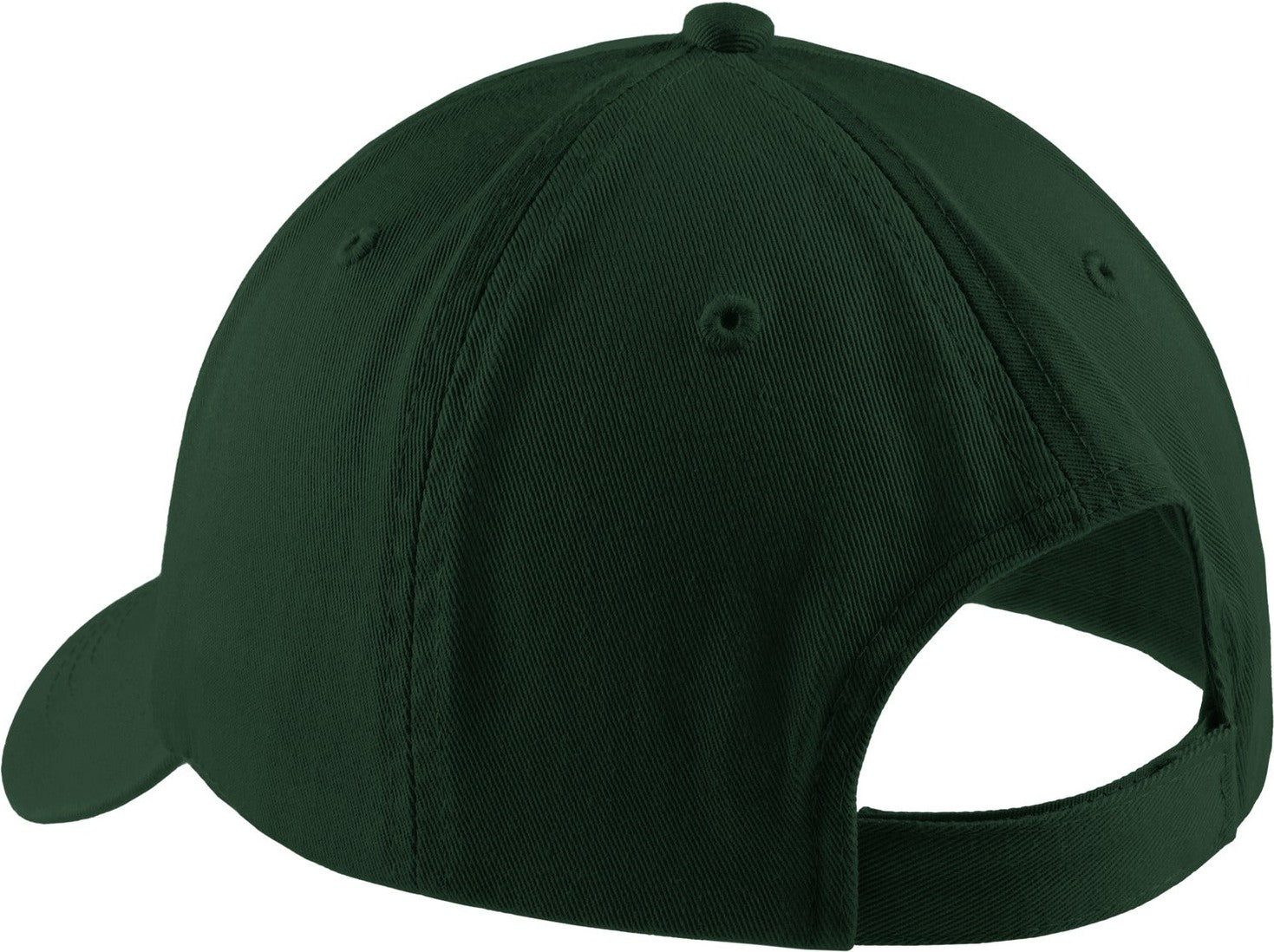 Front View of Hunter Port Authority Washed Twill Cap. CP78