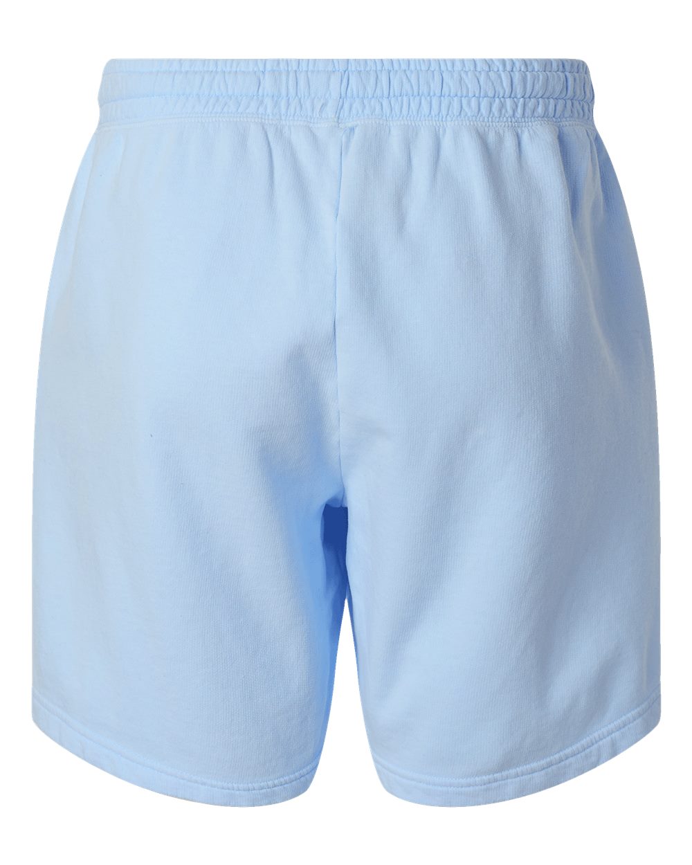 Rear View of Hydrangea Garment-Dyed Lightweight Fleece Sweat Shorts - 1468