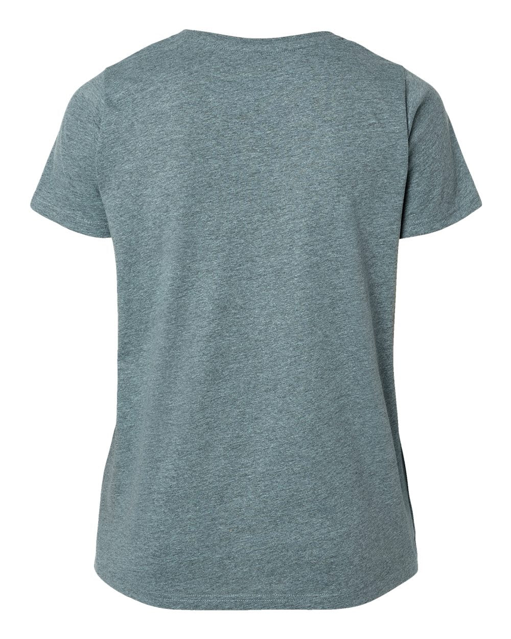Front View of Ice Blackout Curvy Collection Women's Fine Jersey Tee - 3816