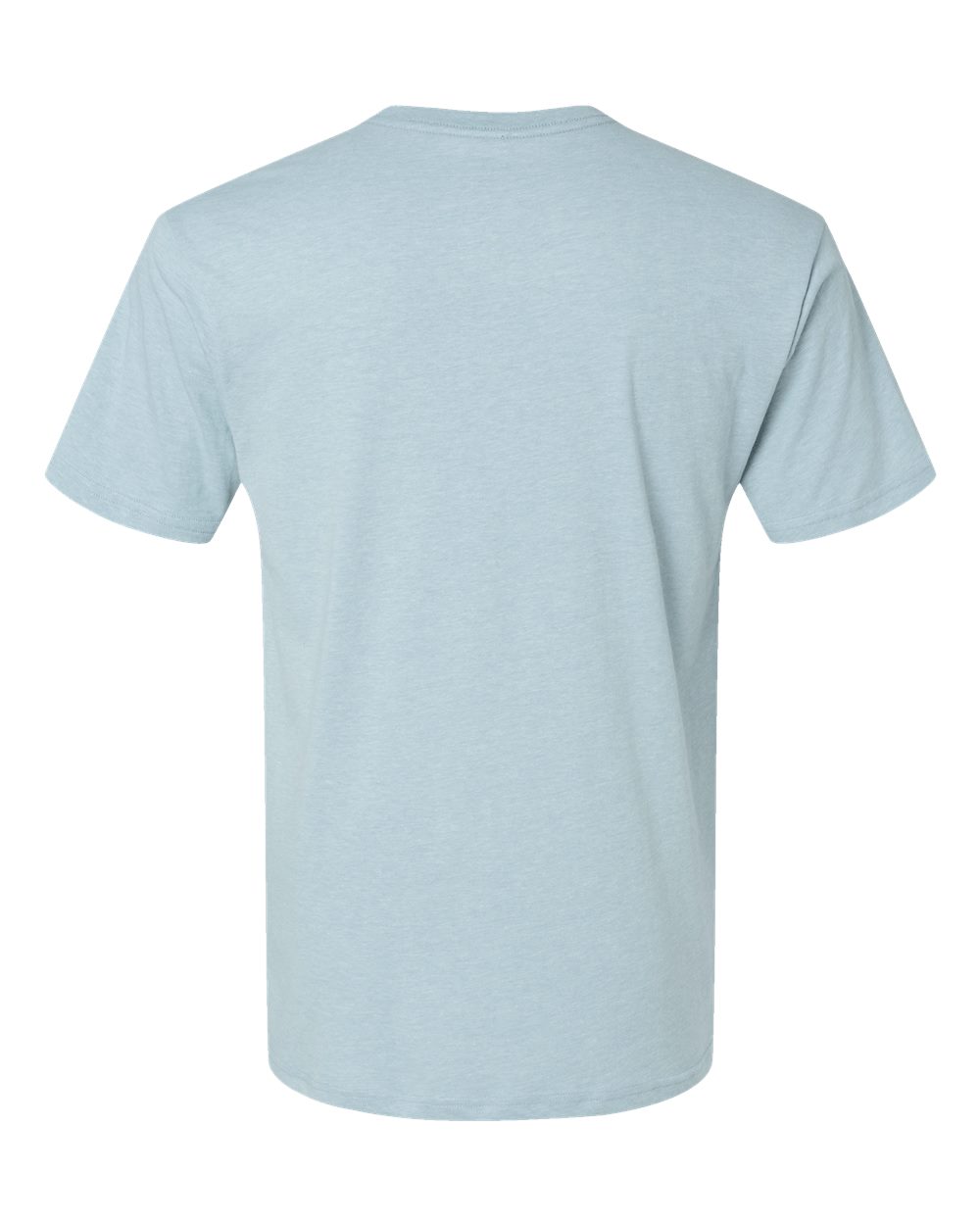 Front View of Ice Blue RecycledSoft™ T-Shirt - 2010