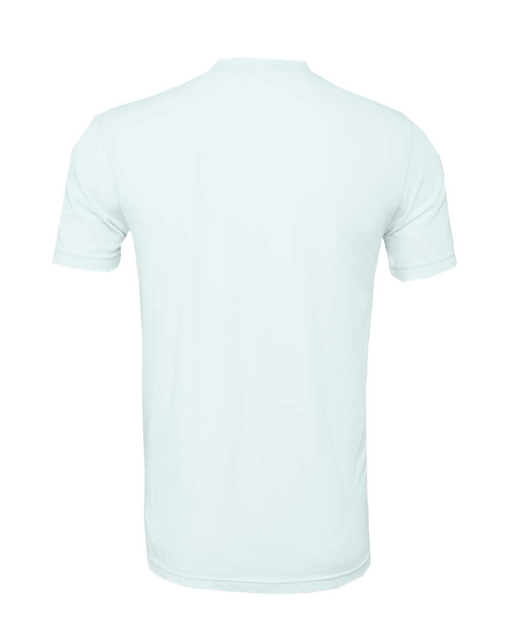 Front View of Ice Blue Triblend Triblend Tee - 3413