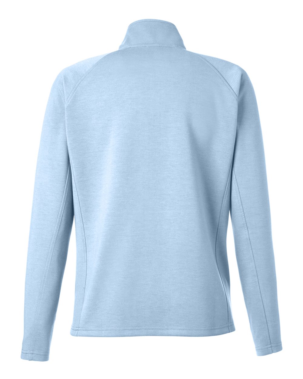 Front View of Ice Blue Women's Apex Fleece Quarter-Zip Pullover - 8754