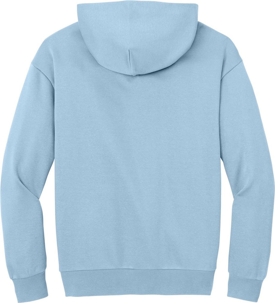 Front View of IceBlue District V.I.T. Heavyweight Fleece Hoodie DT6150