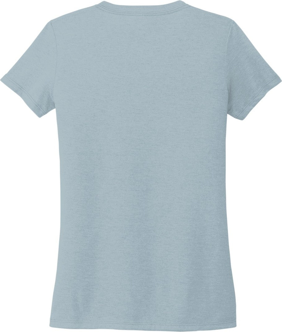Front View of ILikeUBlue Allmade Women's Tri-Blend V-Neck Tee AL2018