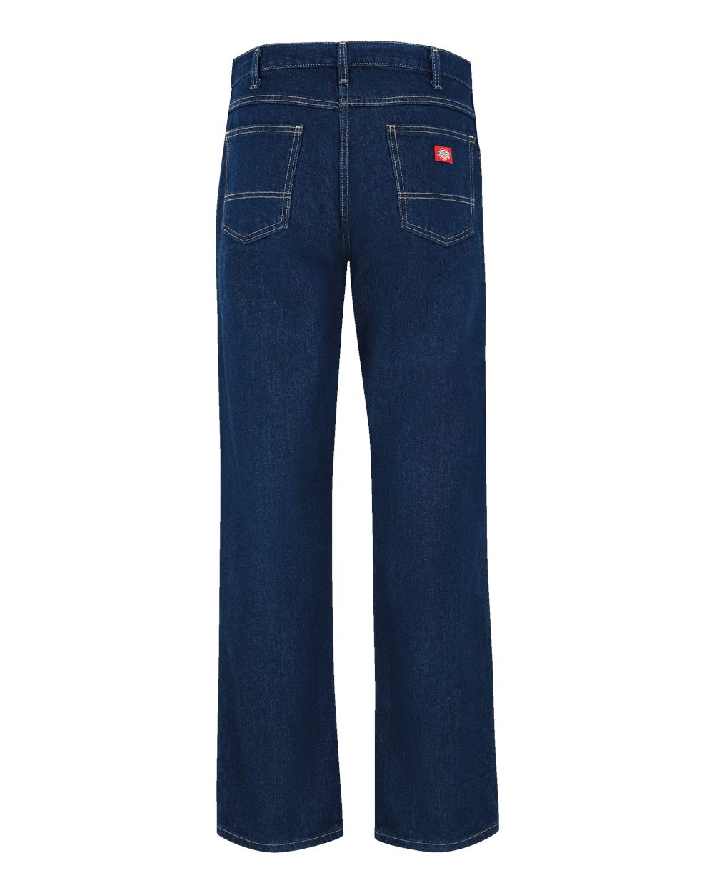Front View of Indigo Blue - 34I 5-Pocket Jeans - 1329
