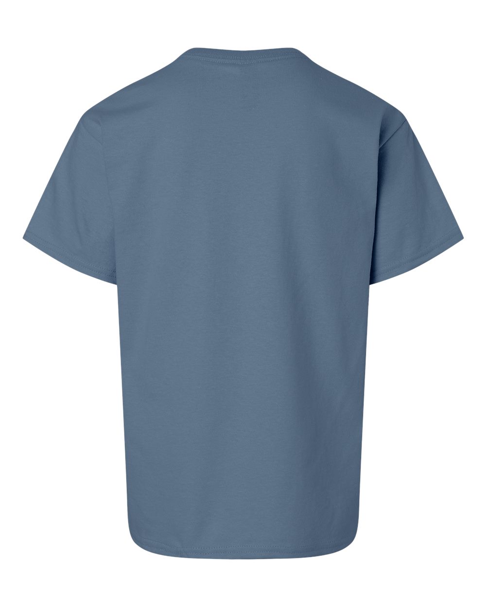 Front View of Indigo Blue Ultra Cotton® Youth T-Shirt - 2000B