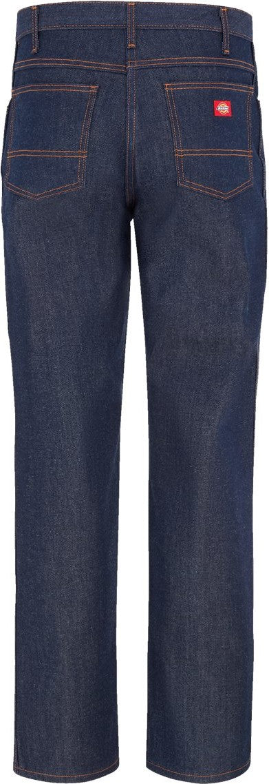Front View of Indigo Rigid - 32I Straight 5-Pocket Jeans - Extended Sizes - 9333EXT