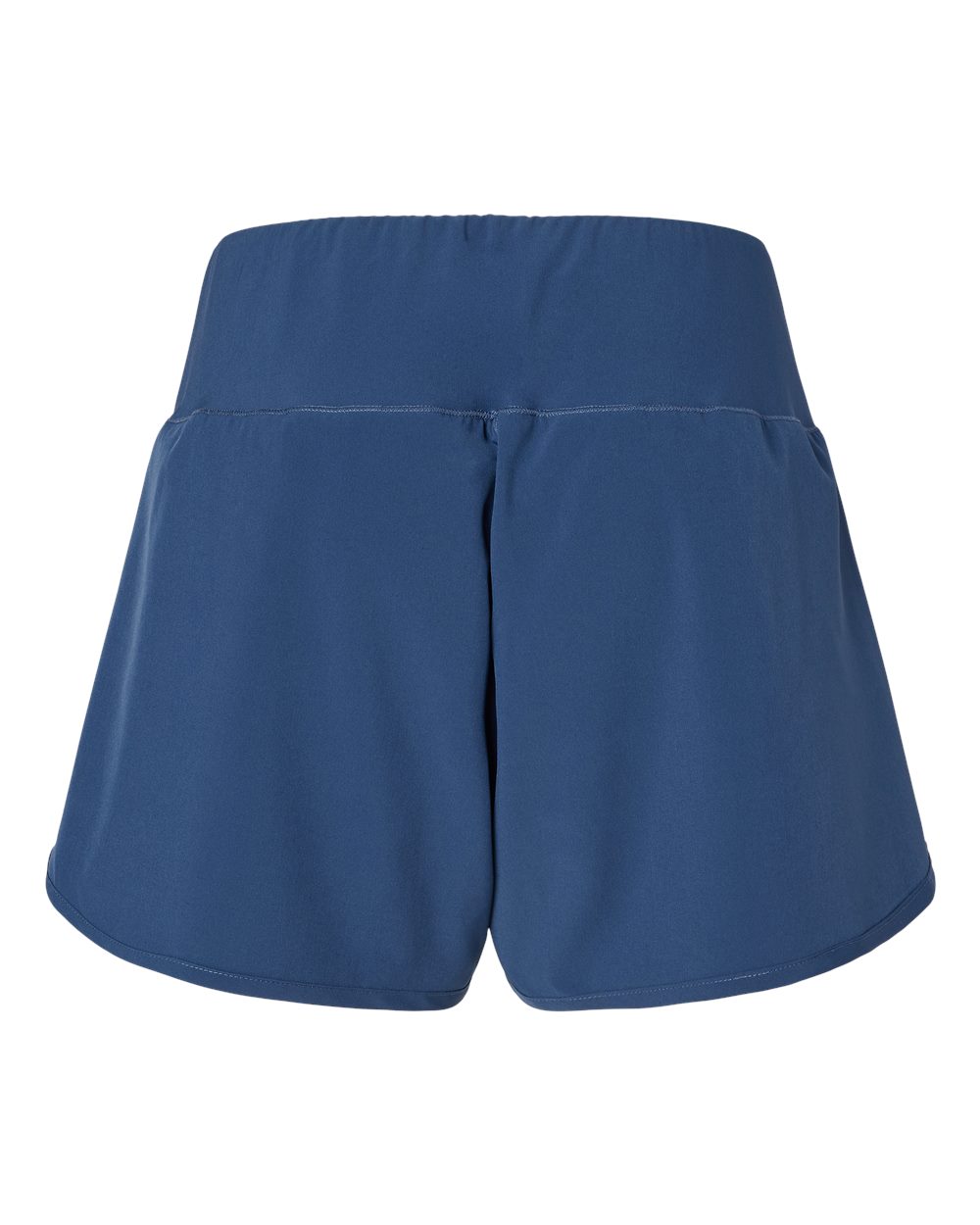 Front View of Indigo Women's Stretch Woven Lined Shorts - BW6103