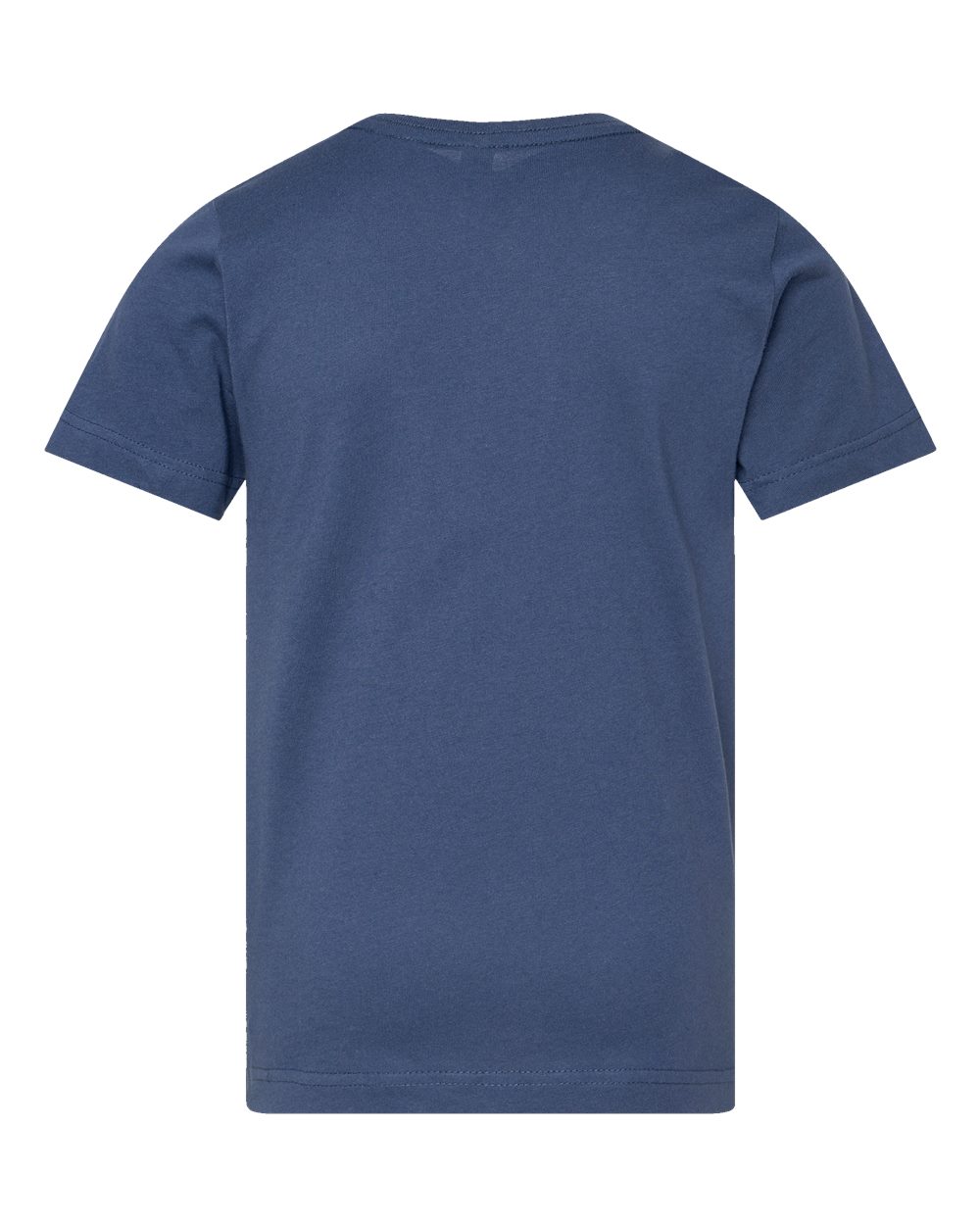 Front View of Indigo Youth Fine Jersey Tee - 6101