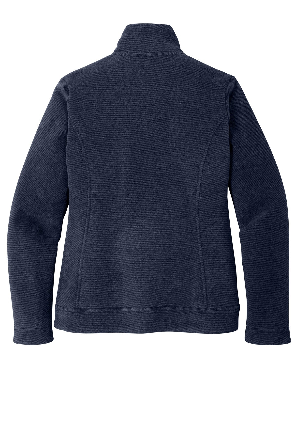 Front View of Ins Bl/Rivr Bl Port Authority Women's Ultra Warm Brushed Fleece Jacket. L211