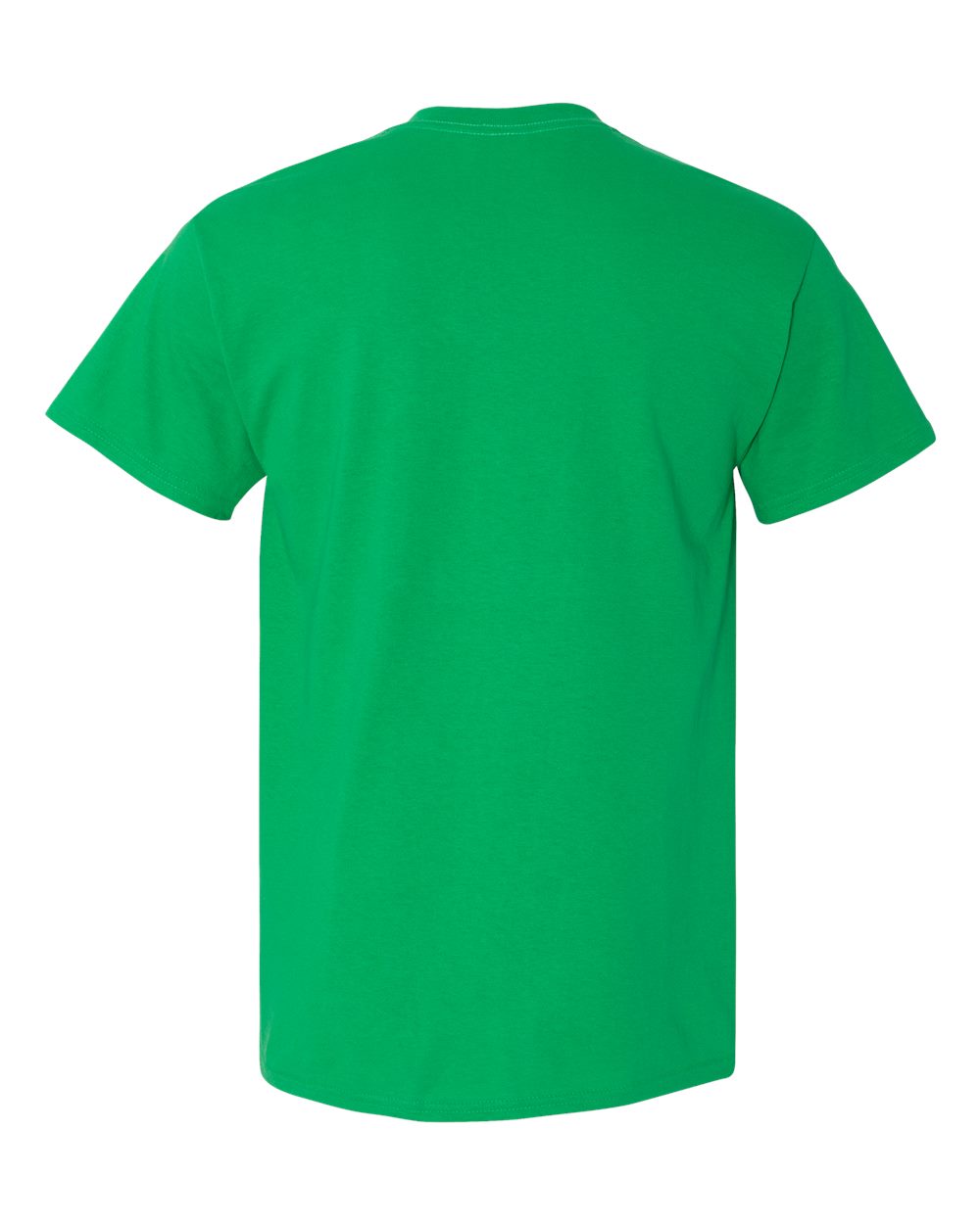 Front View of Irish Green Heavy Cotton™ Pocket T-Shirt - 5300