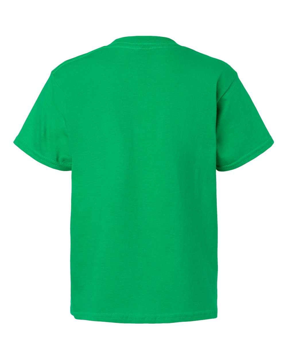 Front View of Irish Green Light Cotton Youth T-Shirt - 3000B