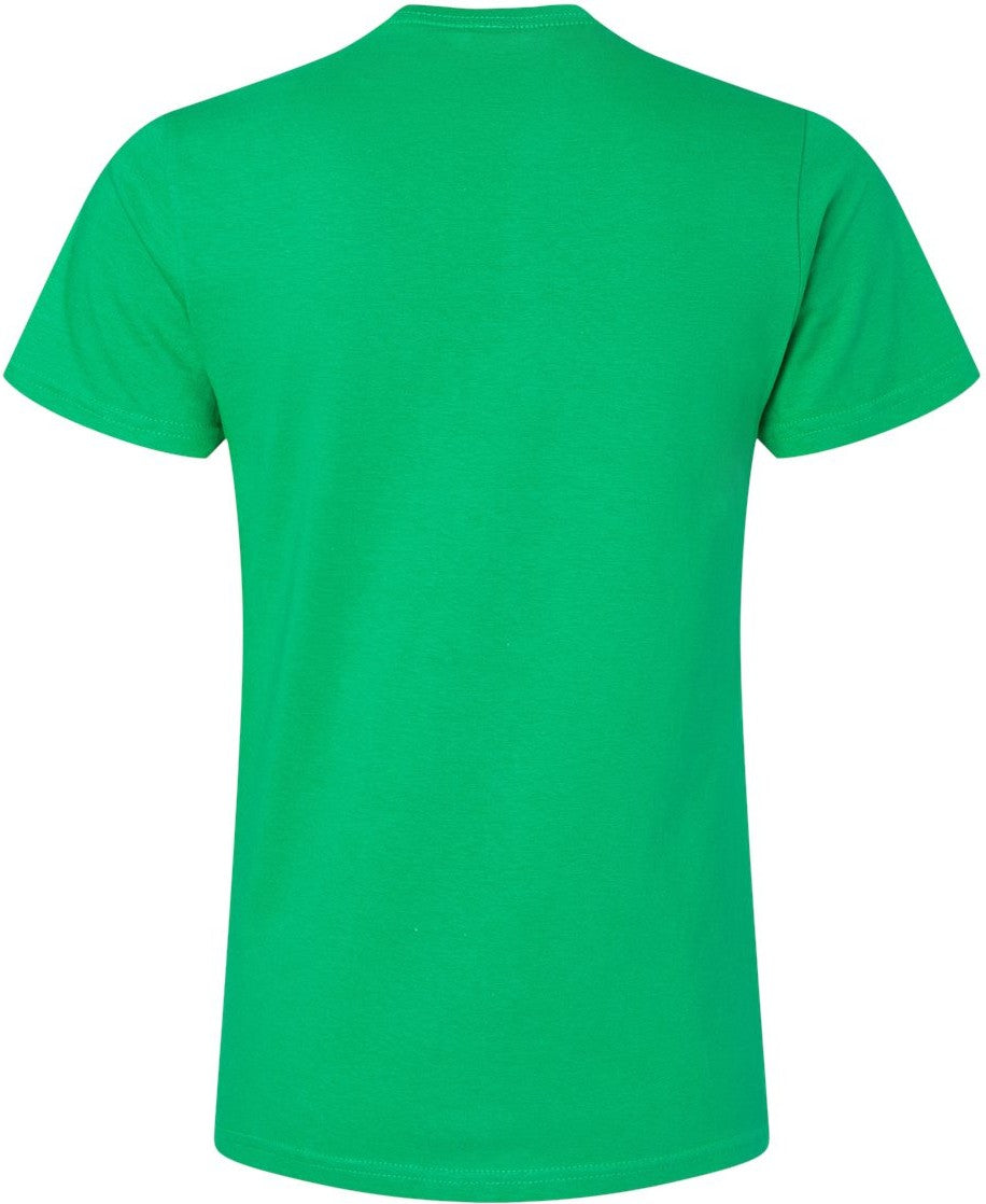 Front View of Irish Green Softstyle® Women's Midweight T-Shirt - 65000L
