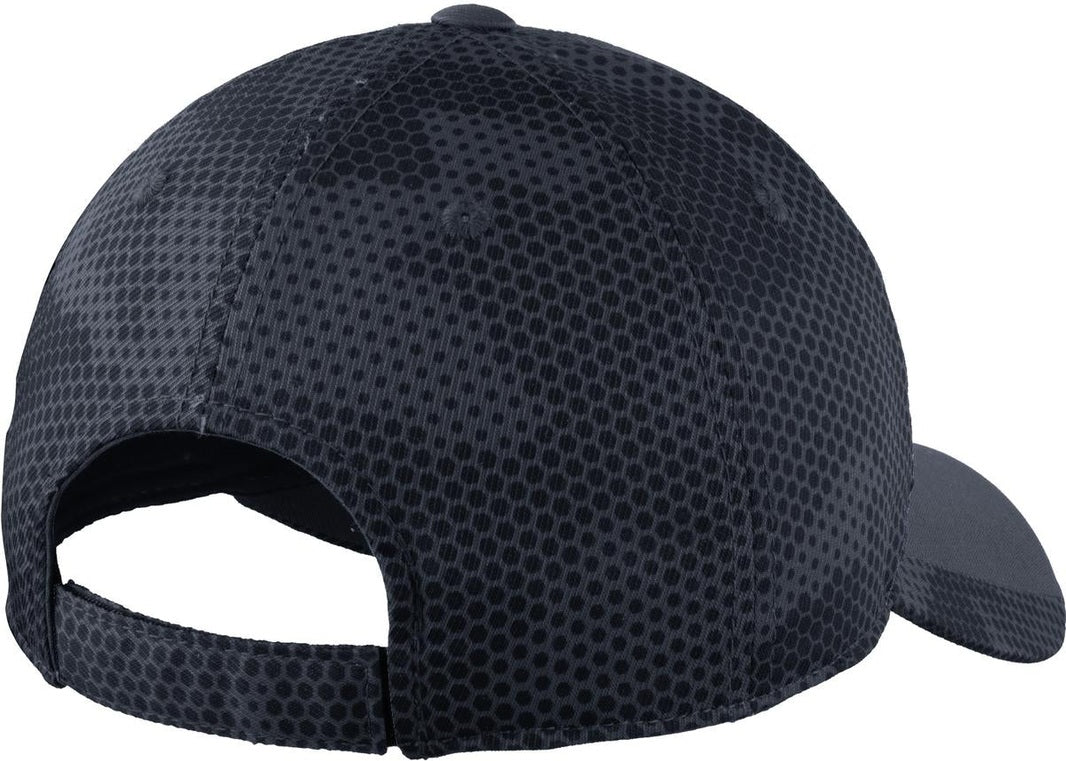 Front View of Iron Grey Sport-Tek CamoHex Cap. STC23