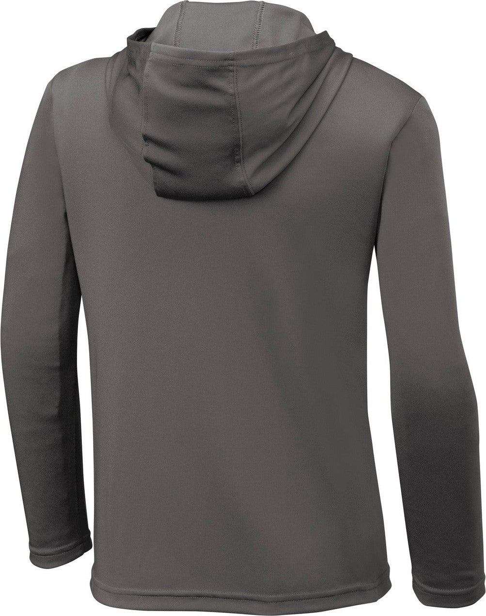 Iron Grey Sport-Tek Youth PosiCharge Competitor Hooded Pullover. YST358
