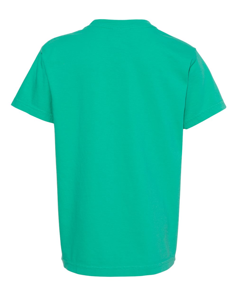Front View of Island Green Garment-Dyed Youth Heavyweight T-Shirt - 9018