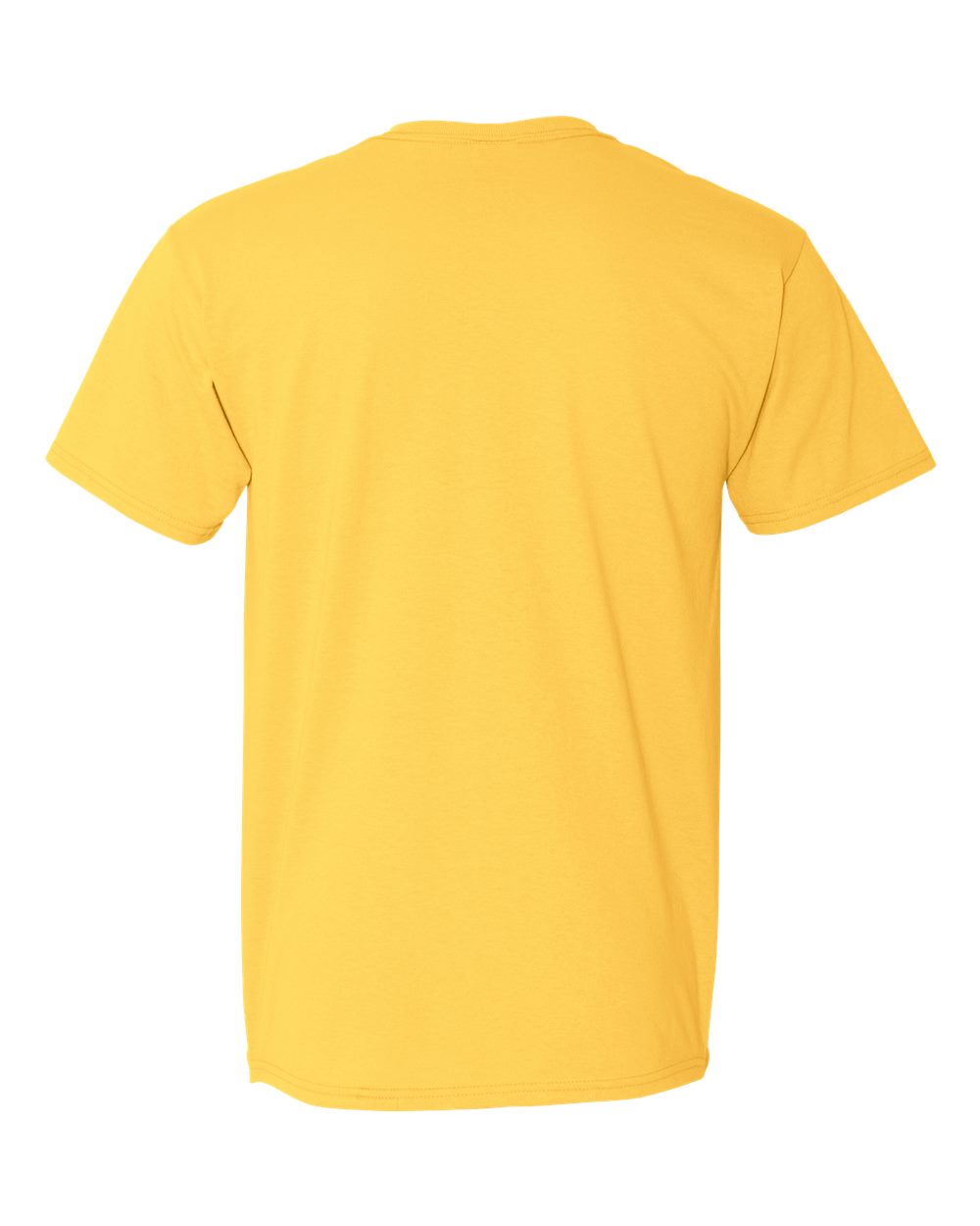 Front View of Island Yellow Dri-Power® 50/50 T-Shirt - 29MR
