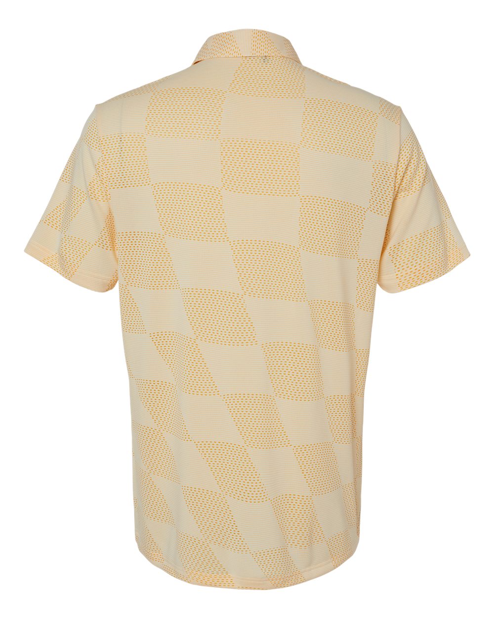 Front View of Ivory Ultimate365 Textured Polo - A2004