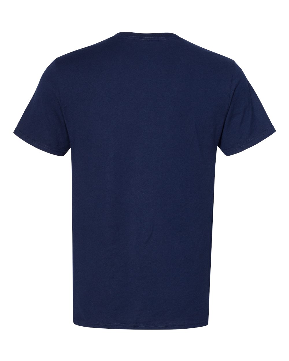 Front View of J. Navy Premium Blend Ring-Spun T-Shirt - 560MR