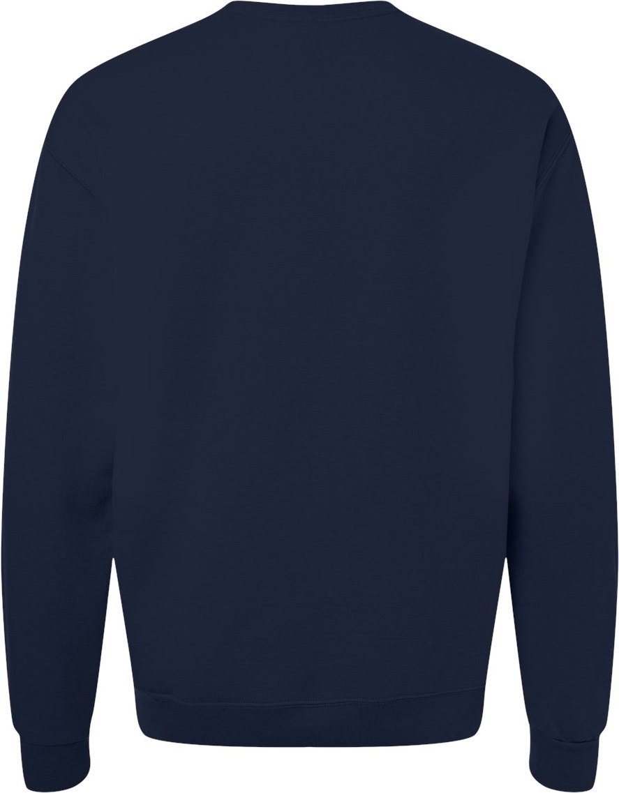 Rear View of J. Navy Ultimate CVC Crewneck Sweatshirt - IC48MR