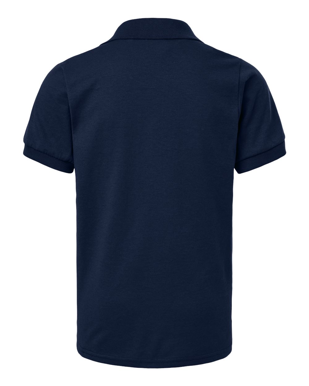 Front View of J. Navy Youth Dri-Power® Polo - 437K