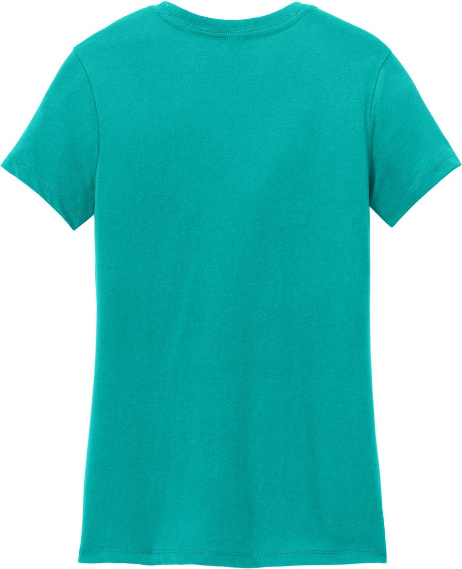 Front View of Jade District Women's Perfect Weight Tee. DM104L