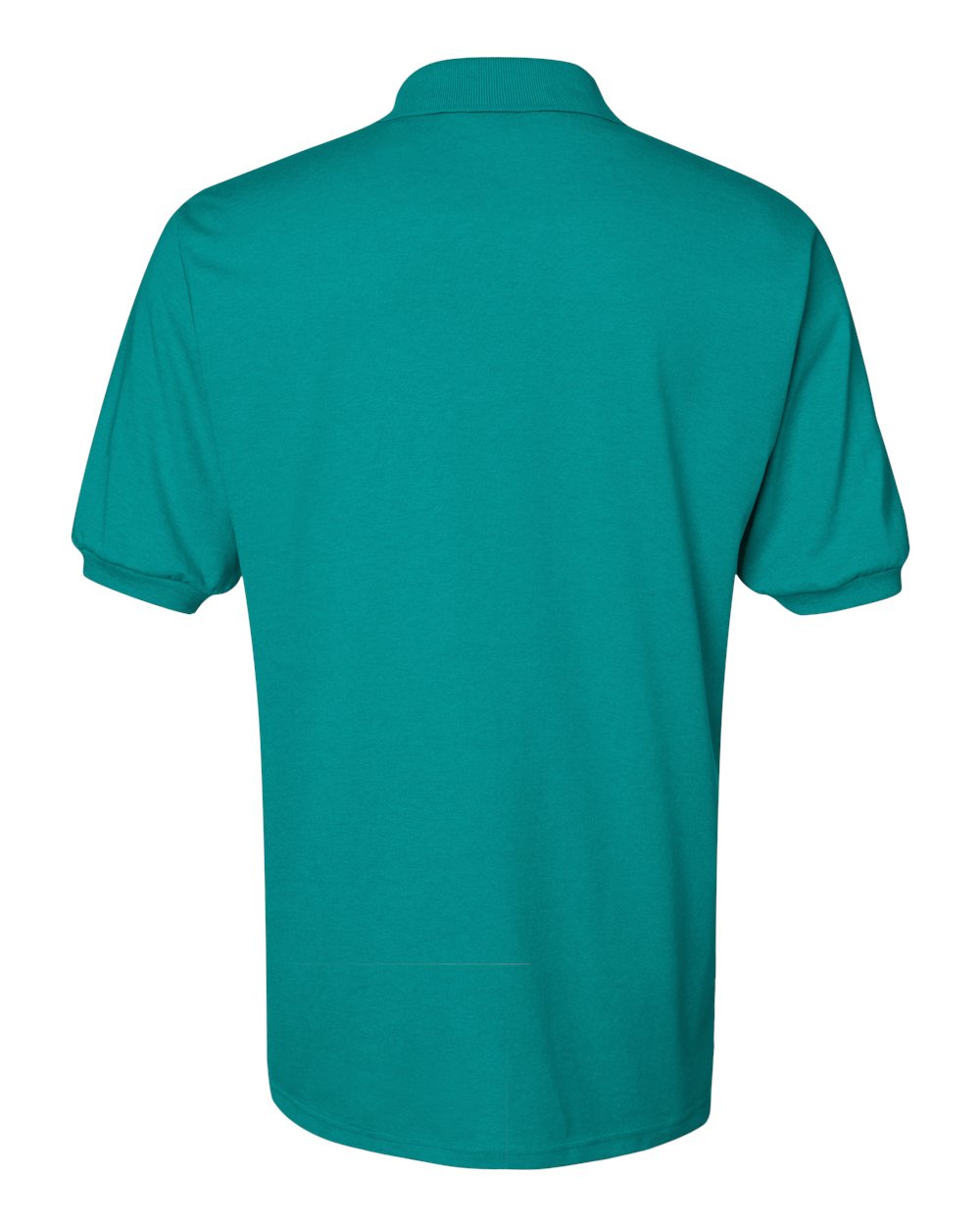Rear View of Jade SpotShield® 50/50 Polo - 437MSR
