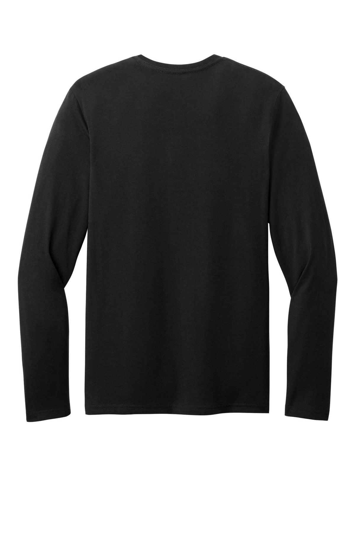 Front View of JetBlack District Perfect Weight CVC Long Sleeve Tee DT185