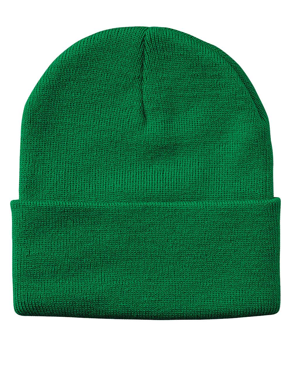 Front View of Kelly 12" Solid Cuffed Beanie - SP12