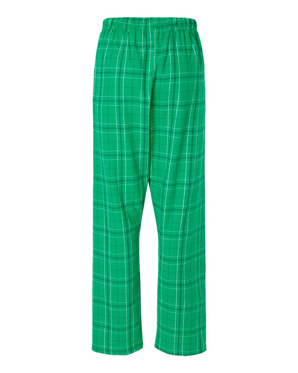 Front View of Kelly Field Day Plaid Women's Haley Flannel Pants - BW6620