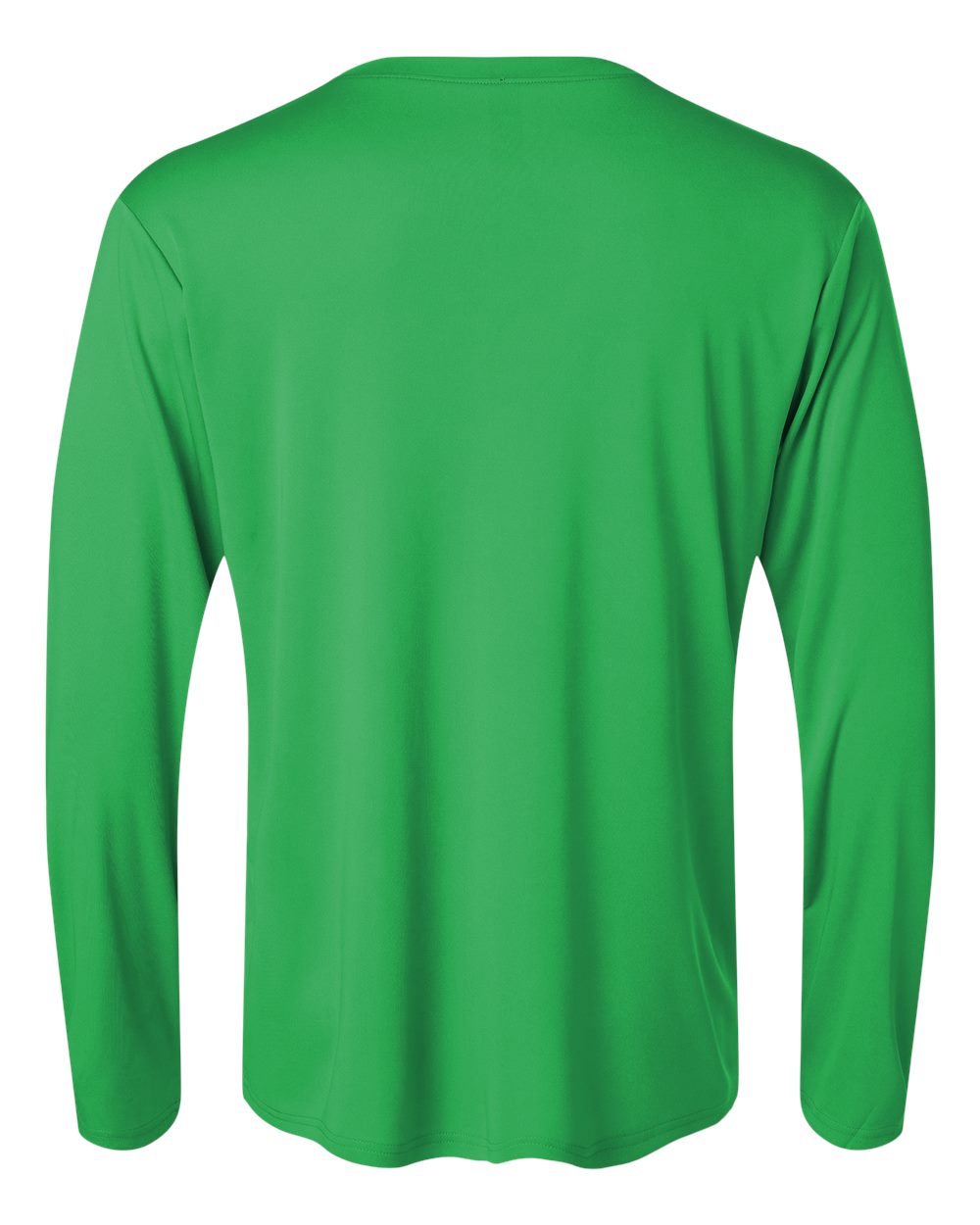 Front View of Kelly Green Pro-Lock Performance Long Sleeve T-Shirt - 48400