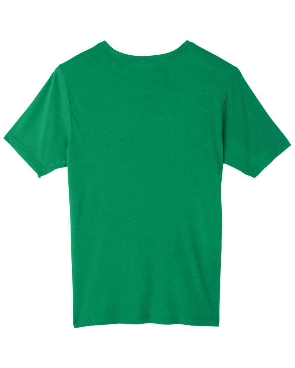 Front View of Kelly Green Unisex Fusion ChromaSoft™ Performance T-Shirt - CE111