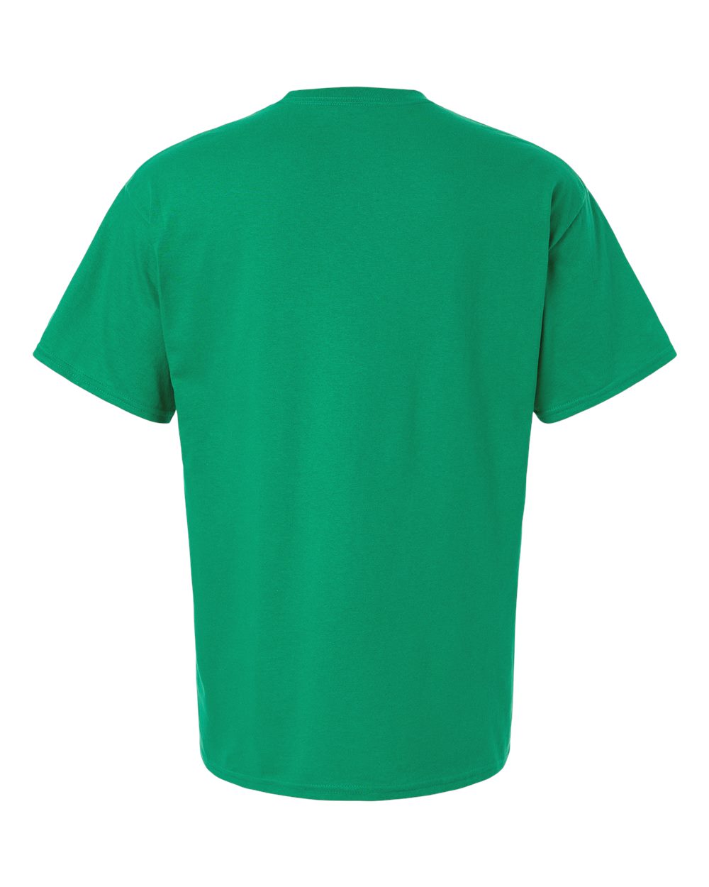 Rear View of Kelly Green Unisex Jersey T-Shirt - CH1000 plain