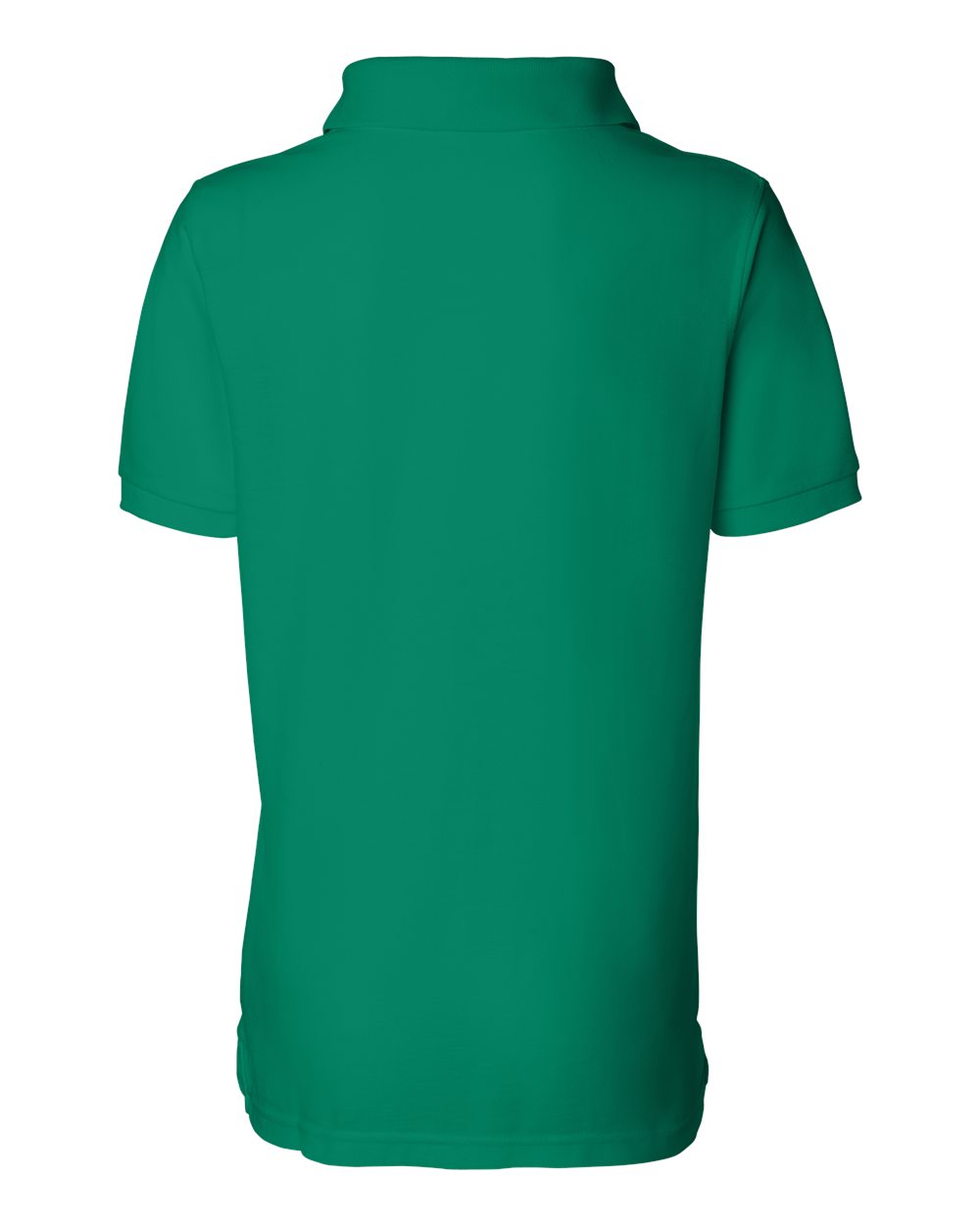 Rear View of Kelly Green Women&#39;s Silky Smooth Piqué Polo - 5500