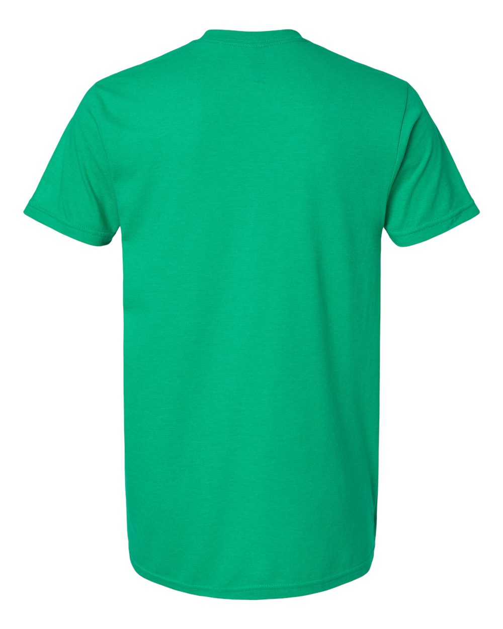 Front View of Kelly Mist Softstyle® CVC T-Shirt - 64000CVC