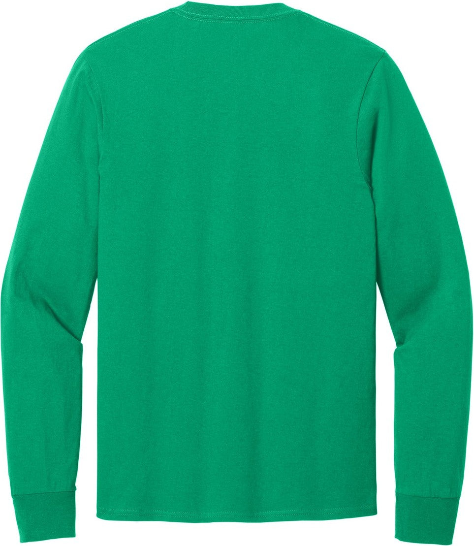 Front View of Kelly Port & Co Long Sleeve Core Cotton Tee. PC54LS