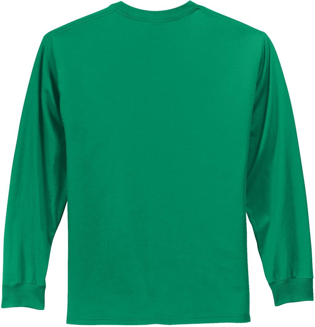 Front View of Kelly Port & Co Long Sleeve Essential Tee. PC61LS