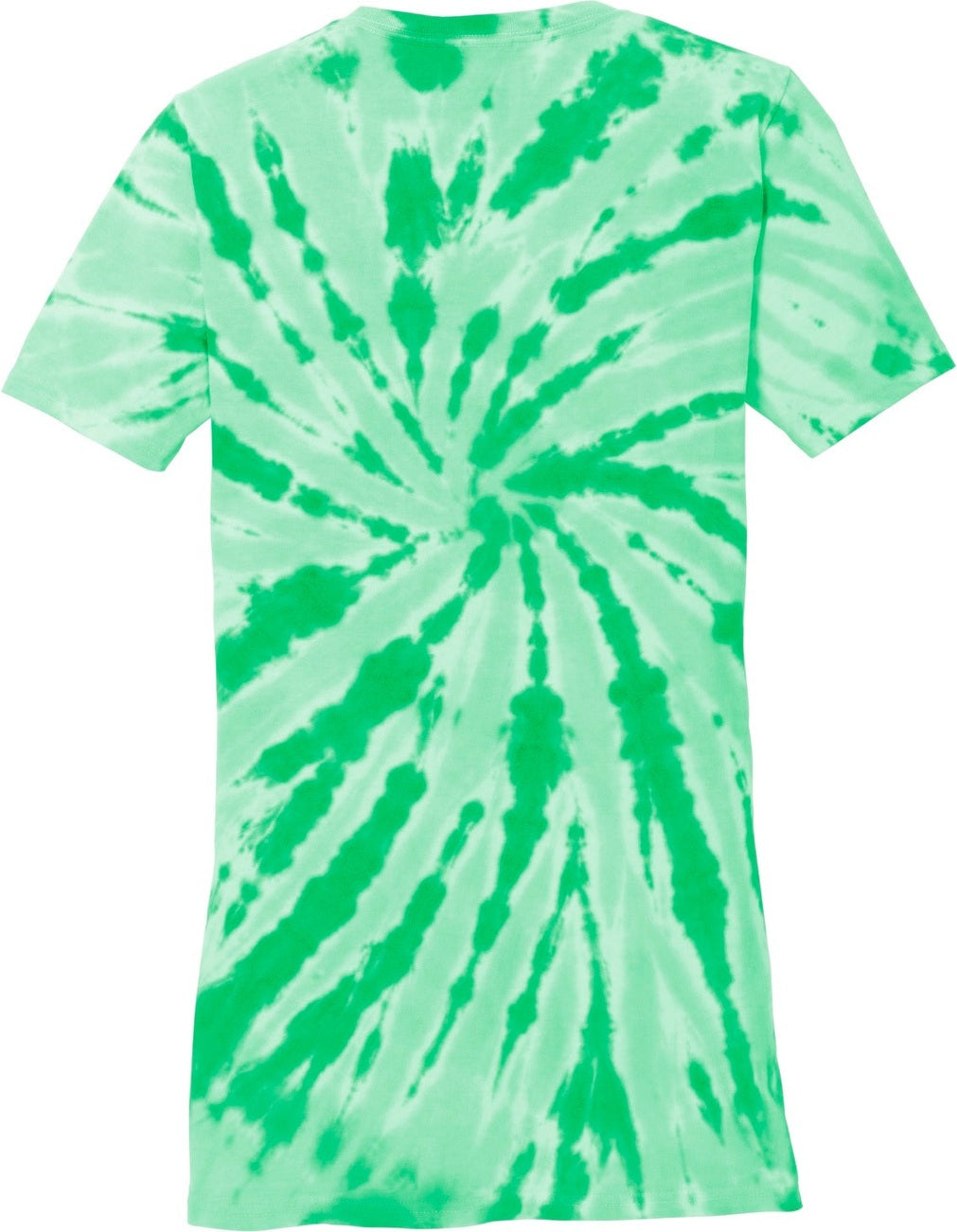 Front View of Kelly Port & Co Women's Tie-Dye V-Neck Tee. LPC147V