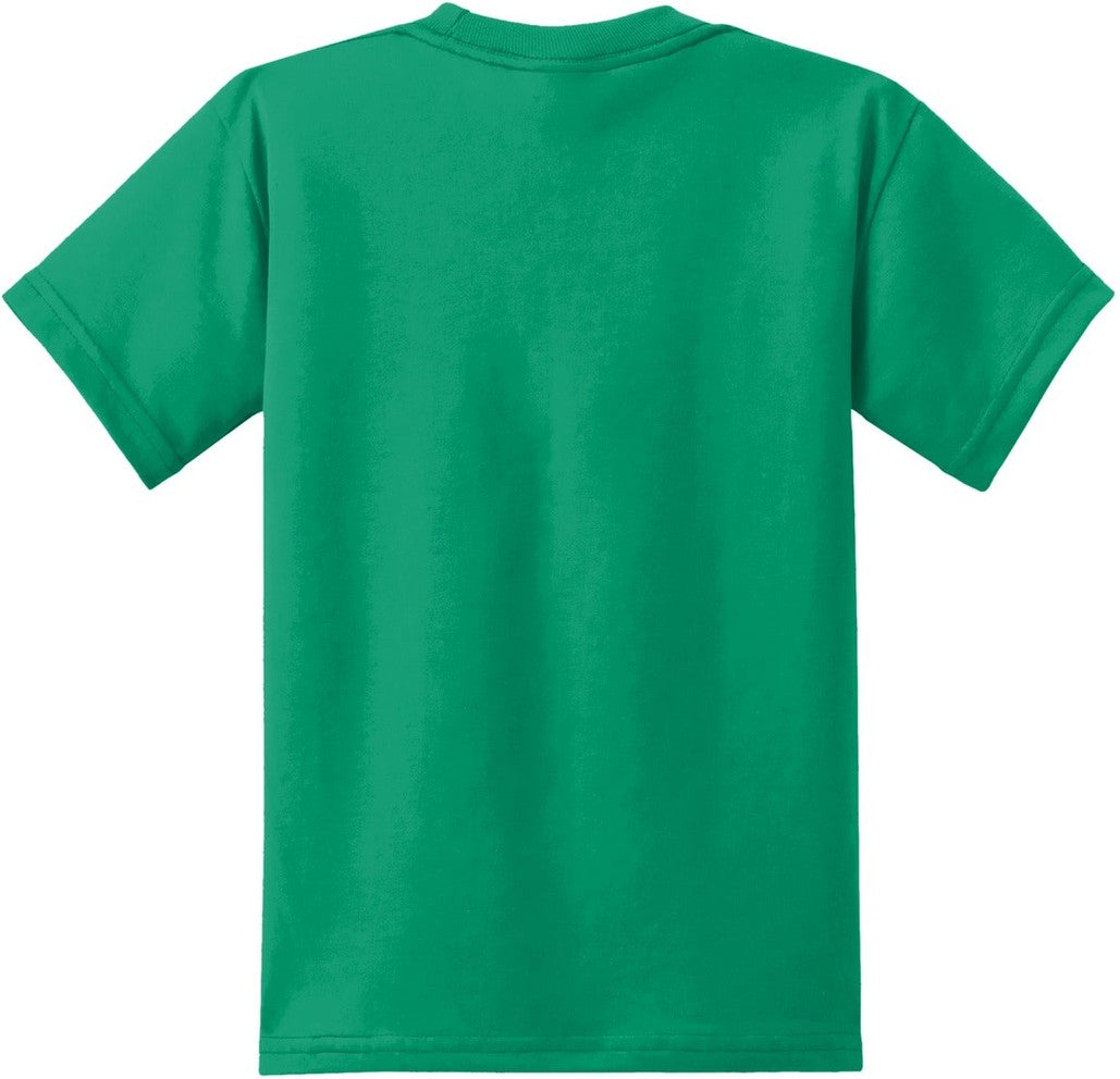 Front View of Kelly Port & Co Youth Core Blend Tee. PC55Y