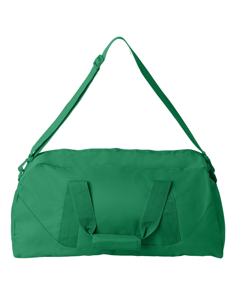 Front View of Kelly Recycled 23 1/2" Large Duffel Bag - 8806