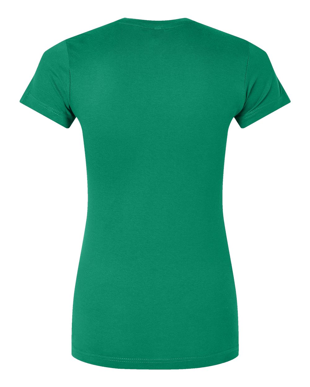 Front View of Kelly Women's Fitted Fine Jersey Tee - 3616