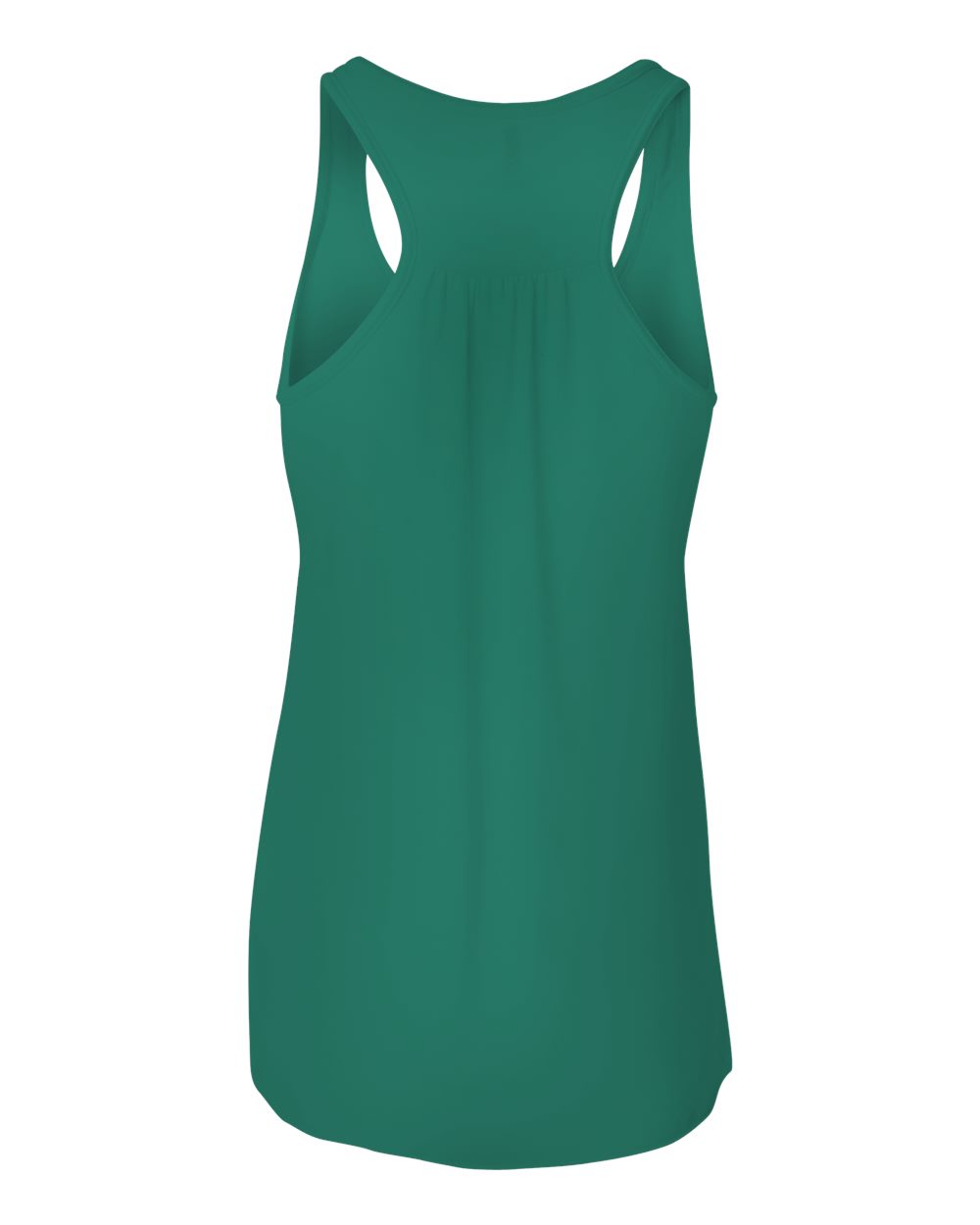 Rear View of Kelly Women&#39;s Flowy Racerback Tank - 8800