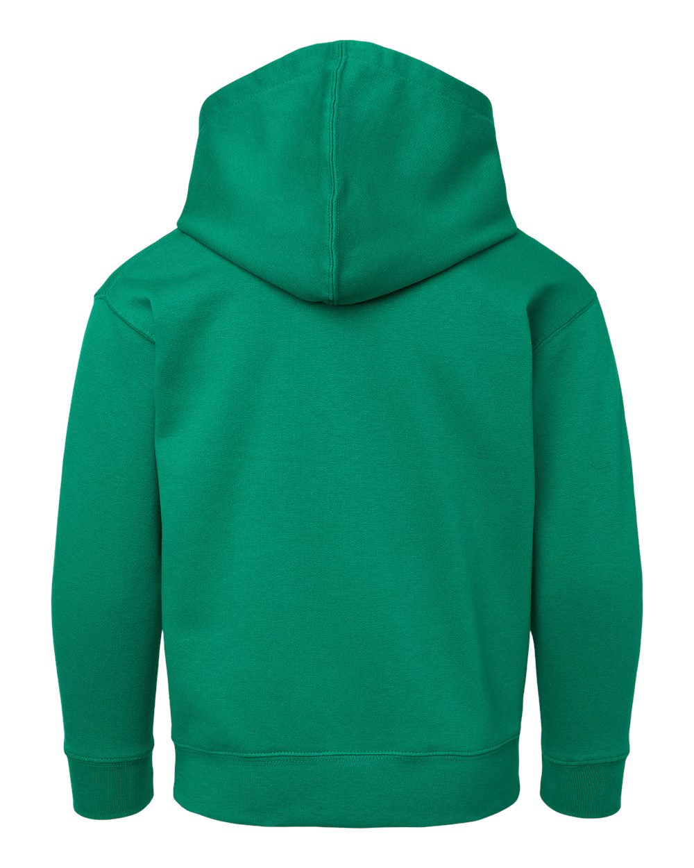 Front View of Kelly Youth Fleece Hoodie - 2296