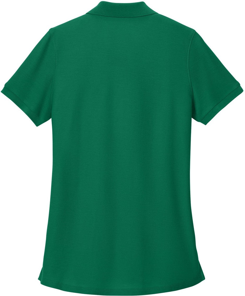 Front View of KellyGreen Port Authority Women's Wearever Signature Pique Polo LK200